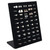 Homeanda Velvet L-Shaped 50 Slots Ring Earring Jewelry Display Tray Organizer Holder (Black)