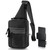 M-Tac Sling Bag for Men & Women - EDC Shoulder Pack - Crossbody Tactical Chest Bag - Everyday Tactical Gear (Black Loop Panel)