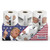 Gagster Donald Trump Toilet Paper - 3 Ply Funny Novelty Gag, 200 Sheets, Prank Gift Pack (2 Rolls Trump Images, 1 Roll Funniest Tweets) 3-pack