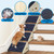 Dog Ramps for Stairs, Wooden Pet Ramp Stairs for Small Medium Dogs, Non-Slip Dog Pet Steps for Any Staircase, Stair Ramp for Injured Dogs with Anti-Slip Strip, 4 Pack