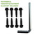 Cornerstone Black Adjustable Hinges for Aluminum Fencing | with Alignment Legs | CH102V-SD-BK