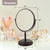 OVENTE 7'' Tabletop Makeup Mirror with 1X/5X Magnification, 360° Swivel Design and Double-Sided Free-Standing Vanity Mirror Perfect for Dresser, Bedroom and Office Desk, Antique Bronze MNLDT70ABZ1X5X