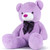 Toys Studio Large Teddy Bear 47 Inch, 4ft Giant Purple Teddy Bear for Baby Shower Decorations Big Plush Toy for Kids Girls Women Christmas Valentine's Day