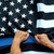 Anley Rip-Proof Double Sided 3-Ply Thin Blue Line US National Flag 3x5 Foot - Vivid Color, Canvas Header and Wrinkle Resistant - The Strongest, Longest Lasting Law Enforcement Officers Flags 3X5 Ft