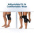 ComfiLife Knee Ice Pack with Wrap Reusable Hot & Cold Therapy Gel Pack Adjustable Compression Support for Injuries, Pain, Surgery, Arthritis, Meniscus and More