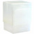 Crush-Proof Plastic 2 Piece Cigarette Case for King & 100s (White)