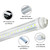 GreenSun LED Tube Light 6FT 30W, R17D 6ft LED Tube Light Fluorescent, 5500K White Color 100W Fluorescent Lamp Replacement Shop Lights, Replacement for F72T12/CW/HO, Clear Cover(4-Pack)