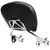 ECOTRIC Detachable Passenger Backrest Sissy Bar Compatible with 2009-2024 Harley Touring Road King Street Glide Road Glide Electra Glide Rear Pad Chrome