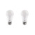 Cree Lighting Exceptional Series A19 Bulb, 5000K Dimmable LED Bulb, 60W + 815 Lumens, Daylight, 2 Pack