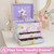 Jewelkeeper Enchanting Unicorn Musical Jewelry Box for Girls - Sparkling Rainbow Design Music Box with 2 Pullout Drawers to Store Earrings, Necklace and Bracelets - Plays The Beautiful Dreamer Tune