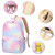 LEDAOU Backpack for Girls School Bag Kids Bookbag Teen Backpack Set Daypack with Lunch Bag and Pencil Case (Rainbow 0017) LEDAOU Backpack for Girls School Bag Kids Bookbag Teen Backpack Set Daypack with Lunch Bag and Pencil Case (Rainbow 0017)