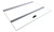H2Pro Glass Canopy 2Piece Set for Marineland Perfecto 70/75/90/110 Gallon 48x18 Aquarium Fish Tank (Eachpiece Measure 22.68 x 16.93 x 0.16in), White, One Pack