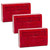 La Maison du Savon de Marseille French Soap, Set of 3 x 125g - Red Wine (Vigne Rouge) - Shea Butter