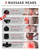 Luyao Handheld Deep Tissue Massager Percussion Massage Machine for Muscles Back Neck Shoulder Leg- Hand Held Electric Back Massager for Neck and Back Full Body Pain Relief and Relaxation