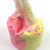 Strawberry Banana (8 fl/oz) - Scented Cloud Textured Slime - Handmade in USA - Dope Slimes - Pink/Yellow