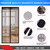 Magnetic Easy Install Door Screen Pet Friendly Fiberglass Sliding Mesh Door Screen Door Net for Door