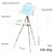 MEEDEN Plein Air Easel for Painting: Adjustable Travel Watercolor Easel Stand for Adults- Collapsible Portable Tripod for Artists