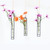 Aoderun Hanging Glass Planter Water Iron Art Hydroponic Vase Transparent Test Tube Flower Hanging Bottle Home Decoration (3pcs-S,M,L)