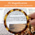 MAGDEPO 3X Pendant Magnifying Glass Necklace Magnifier Transparent Tortoiseshell Pattern Rim 1.5" Lens with Card Magnifiers for Reading Small Texts, Label, Stamp, Newspaper, Book, Map, Hobby, etc.