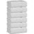 Chakir Turkish Linens | Hotel & Spa Quality 100% Cotton Premium Turkish Towels | Soft & Absorbent (6-Piece Hand Towels, White)