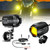 Motorcycle Auxiliary LED Light Driving Spotlights White/Amber Fog Lights with Mount Brackets Wire Harness Waterproof Offroad Work Lights Compatible with Motorcycle J-eep Car Truck 60W Driving Lamps Motorcycle Auxiliary LED Light Driving Spotlights White/Amber Fog Lights with Mount Brackets Wire Harness Waterproof Offroad Work Lights Compatible with Motorcycle J-eep Car Truck 60W Driving Lamps