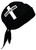 Buy Caps and Hats Christian Doo-Rag with Sweatband Motorcycle Skull Cap Bikers Do-Bandana (Jesus is Lord White Cross)