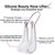 Lenlorry Nose Shaper Clip, Unisex, Hair Trimmer, Nose Lifter, Rhinoplasty Tool, Straightener, Slimming Device, Soft Silicone, Ultra Durable Stainless Steel