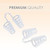 Nose Vent Sinus Relief Dilator (Pack of 12 Small Size) Hard Cone Vents - A Simple Solution for Nasal Snorers - Reusable Snoring Device to enjoy a peaceful night's sleep - by Mobi Lock