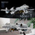 HANGHANG 1/100 A-10 Thunderbolt II Warthog Attack Plane（Painted Version） Metal Fighter Military Model Diecast Plane Model for Collection and Displays