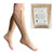 Presadee 30-40 mmHg Extra Firm Zipper Compression Leg Swelling Open Toe Socks (Nude, 2)