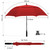 Vedouci USA Large Oversize Golf Umbrella Double Canopy Vented Windproof Stick Umbrella with Teflon Coating, Automatic Golf Umbrellas,Red