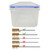 BullCharged Plastic Container Storage Case for 200 Cigarette Filter Tubes Carton with Safe Seal