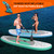 Serenelife Stand-Up Inflatable Paddle Water Fin - for SereneLife Thunder Wave Inflatable SUP Stand-Up Paddle Boards SLSUPB10 and SLSUPB20 - SereneLife PRTSLSUNEWFIN