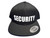 SECURITY Baseball Cap Hat Snapback by 6ixset - Flexfit Yupoong 6089M 6-Panel Black