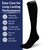 SB SOX 3-Pair Compression Socks for Women & Men (15-20mmHg) – Womens Compression Socks for Pregnancy, Maternity, Wide Calf & All Day Wear! (L/XL, 01 – Solid Black)