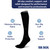 SB SOX 3-Pair Compression Socks for Women & Men (15-20mmHg) – Womens Compression Socks for Pregnancy, Maternity, Wide Calf & All Day Wear! (L/XL, 01 – Solid Black)