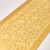 Cobedzy Gold Satin Bed Runner for King Size Beds(1.8m), 50 x 240cm(20" x 94") Jacquard Bed Scarf Satin Bedding Scarves for Hotel, Home, Guesthouse