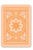 Modiano 485 Playing Cards Poker Cristallo 4 Index Orange
