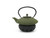 bredemeijer Jing Teapot, 0.8-Liter, Green Cast Iron