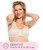 Carole Martin Full-Freedom Comfort Front Closure Bra for Women, Wireless (42, Beige)