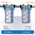 Geekpure 10 Inch Whole House Water Filters Set w/PP and Carbon Block -4.5"x 10"-5 Micron Geekpure 10 Inch Whole House Water Filters Set w/PP and Carbon Block -4.5"x 10"-5 Micron