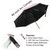 BAODINI Inverted UV Protection Umbrella for Rain and Sun Medium Size 46 inch arc Canopy UPF 50+ Rverse Compact Umbrella Auto Open Close for Travel