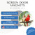 Screen Door Magnets Double Sided – Keep People, Kids, and Dogs from Running into The Screen Door - Robbins Aria Cardinal
