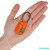 4 Pack TSA Approved Travel Combination Cable Luggage Locks for Suitcases & Backpacks - Orange