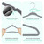 Simple Deluxe Kids Velvet Hangers 50 Pack, Non-Slip Baby Hanger for Infant & Toddler Clothes, 11 Inch Durable Children Hangers for Closet, Grey Simple Deluxe Kids Velvet Hangers 50 Pack, Non-Slip Baby Hanger for Infant & Toddler Clothes, 11 Inch Durable Children Hangers for Closet, Grey