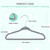 Simple Deluxe Kids Velvet Hangers 50 Pack, Non-Slip Baby Hanger for Infant & Toddler Clothes, 11 Inch Durable Children Hangers for Closet, Grey Simple Deluxe Kids Velvet Hangers 50 Pack, Non-Slip Baby Hanger for Infant & Toddler Clothes, 11 Inch Durable Children Hangers for Closet, Grey