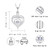 Sariel 925 Sterling Silver Heart Tree of Life Urn Necklace for Ashes Always in My Heart Keepsake Cremation Jewelry for Women (Heart Shape, April)