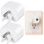 GAYA Grounding Plug Adapter - 2 Pack Dual Port Ground Connection for Grounding Mats, Sheets, Wristbands – Universal Type B Outlet Compatible Splitter – Secure, Tested, Travel-Ready Design