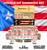 PRK 14 Puerto Rico Gifts Premium Dominoes Set Family and Friends Gift Packs Large Adult Size Double six Domino with PR Flag Authentic Puerto Rican Design