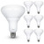 Feit Electric LED BR40 Bulbs, Dimmable, 65W Equivalent, 10 Year Life, 850 Lumens, E26 Base, 2700k Soft White, Flood Lights, Recessed Can Light Bulbs, Damp Rated, UL Listed, 6 Pack, BR40DM/10KLED/2/3